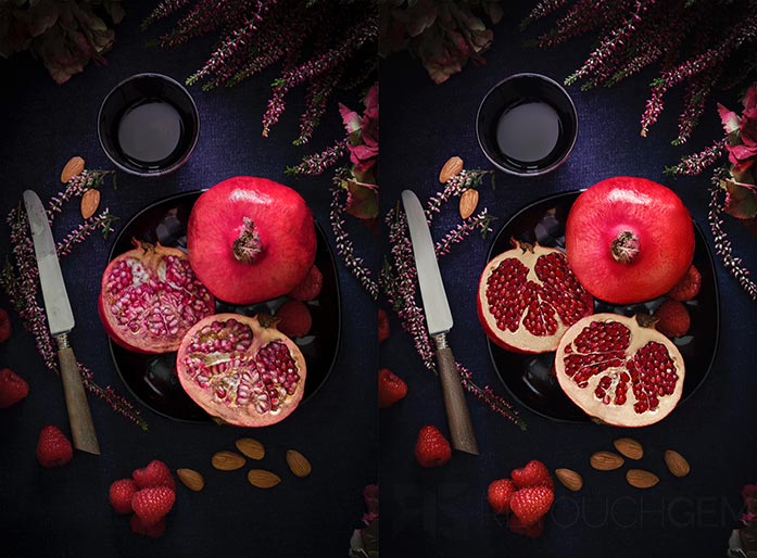 Food retouching