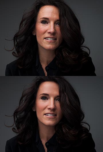 Headshot editing